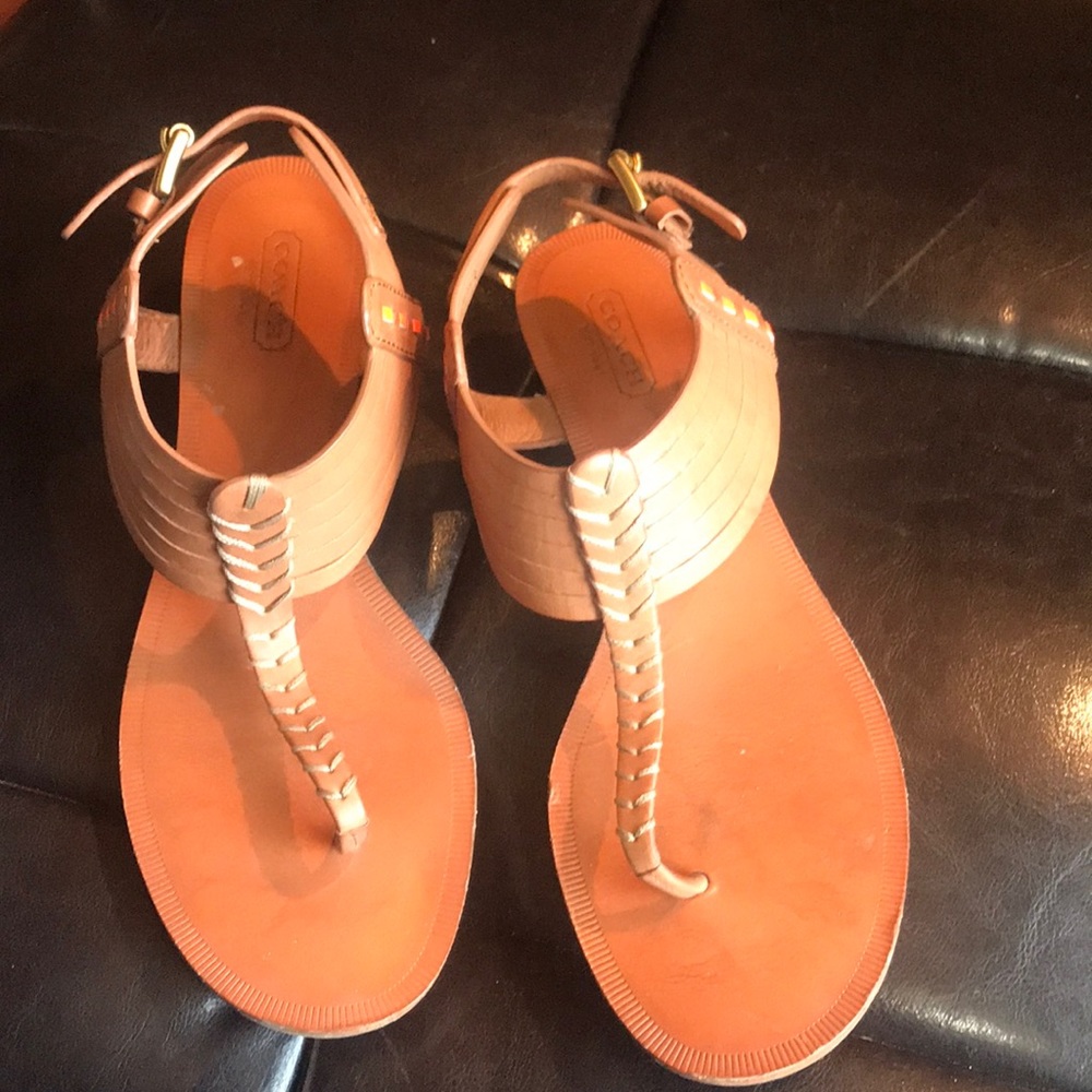 Coach wedge sandals